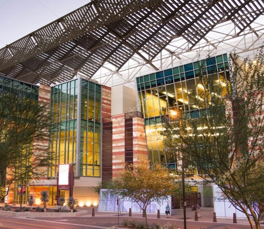 West entrance of the Phoenix Convention Center